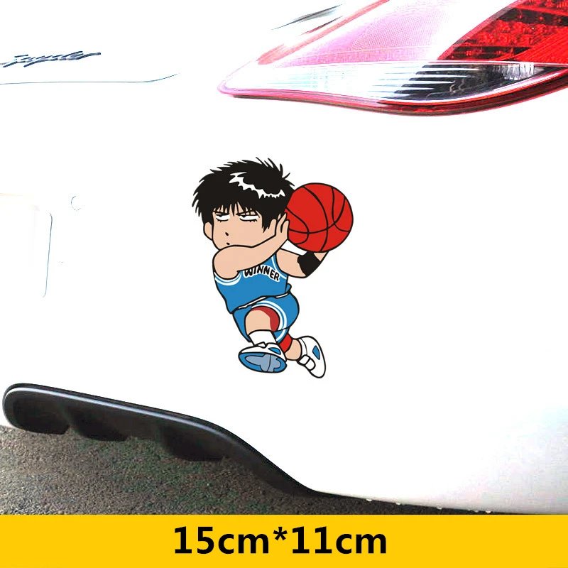 Car Stickers Slam Dunk Sakuragi Hanamichi Anime Funny Cartoon Decoration For Windshield Window Bumper Trunk Motorcycle D25