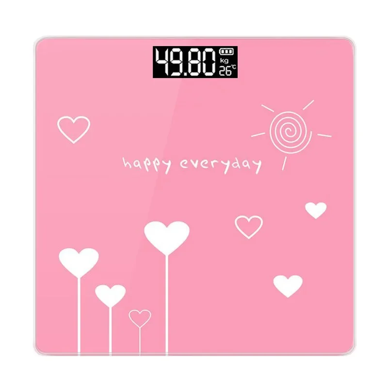 Smart Charging Electronic Scale Cute Student Dormitory Weighing Device Accurate Body Weight Scale Digital Fitness Tracker