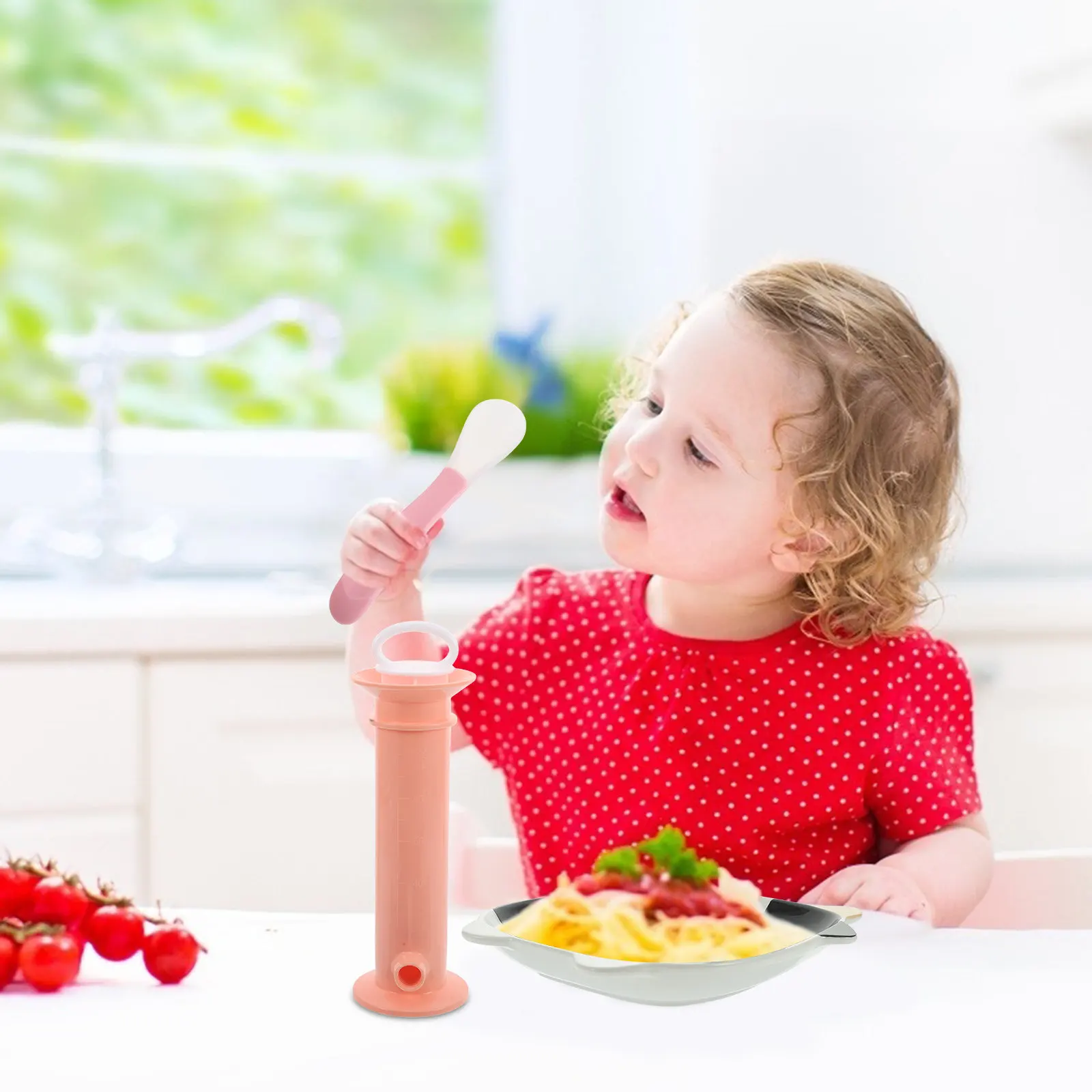 

Infant Food Dispenser Lightweight Baby Food Pouch Filler for Fruit Puree Rice Cereal Yogurt on-The-Go Feeding Essentials Baby