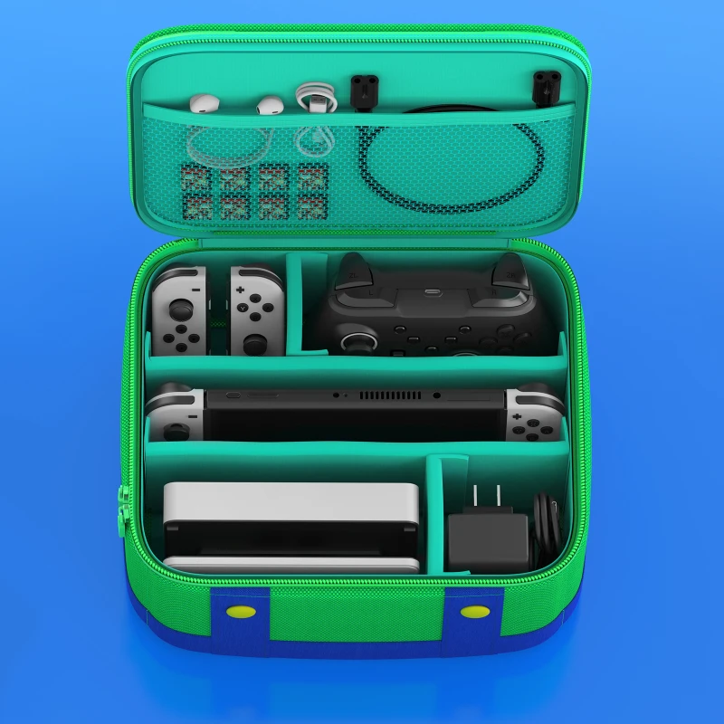 Large Storage Case for Nintendo Switch OLED Console Pro Controller Portable Carrying Bag Case for Switch/Switch Lite Accesories