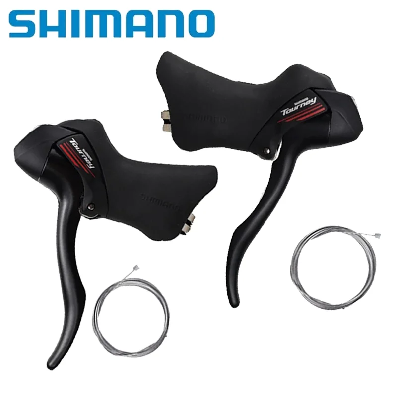 SHIMANO TOURNEY ST-A070 2x7 Speed Shift Lever Front Rear DUAL CONTROL LEVER SUPER SLR 2x7 Speed Original Parts A070 Shifter Set