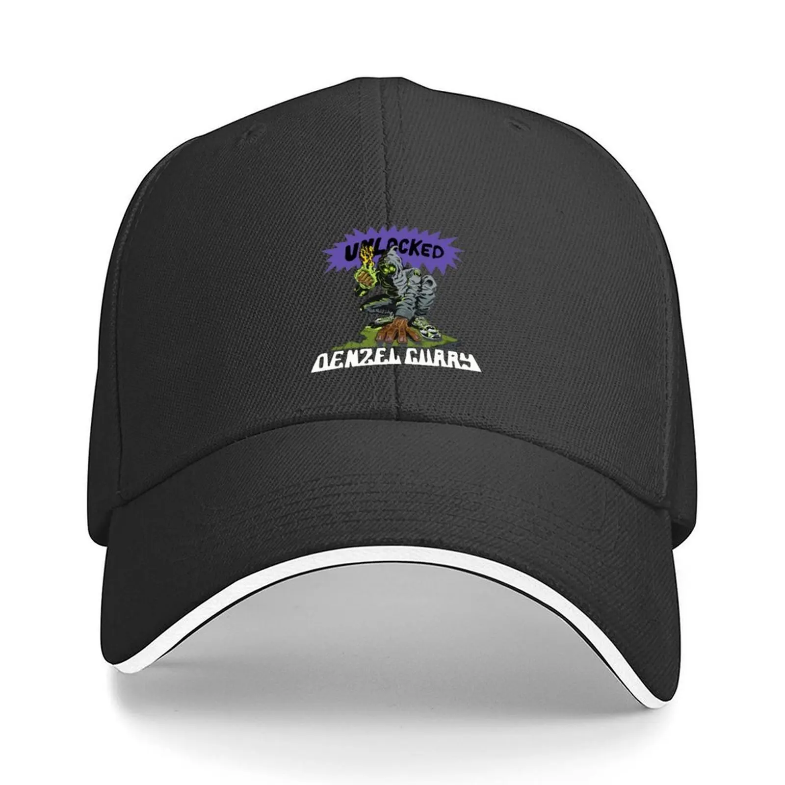 

Denzel Curry Merch Unlocked Baseball Cap fishing hat Hood Snap Back Hat Custom Cap Women's Golf Clothing Men's