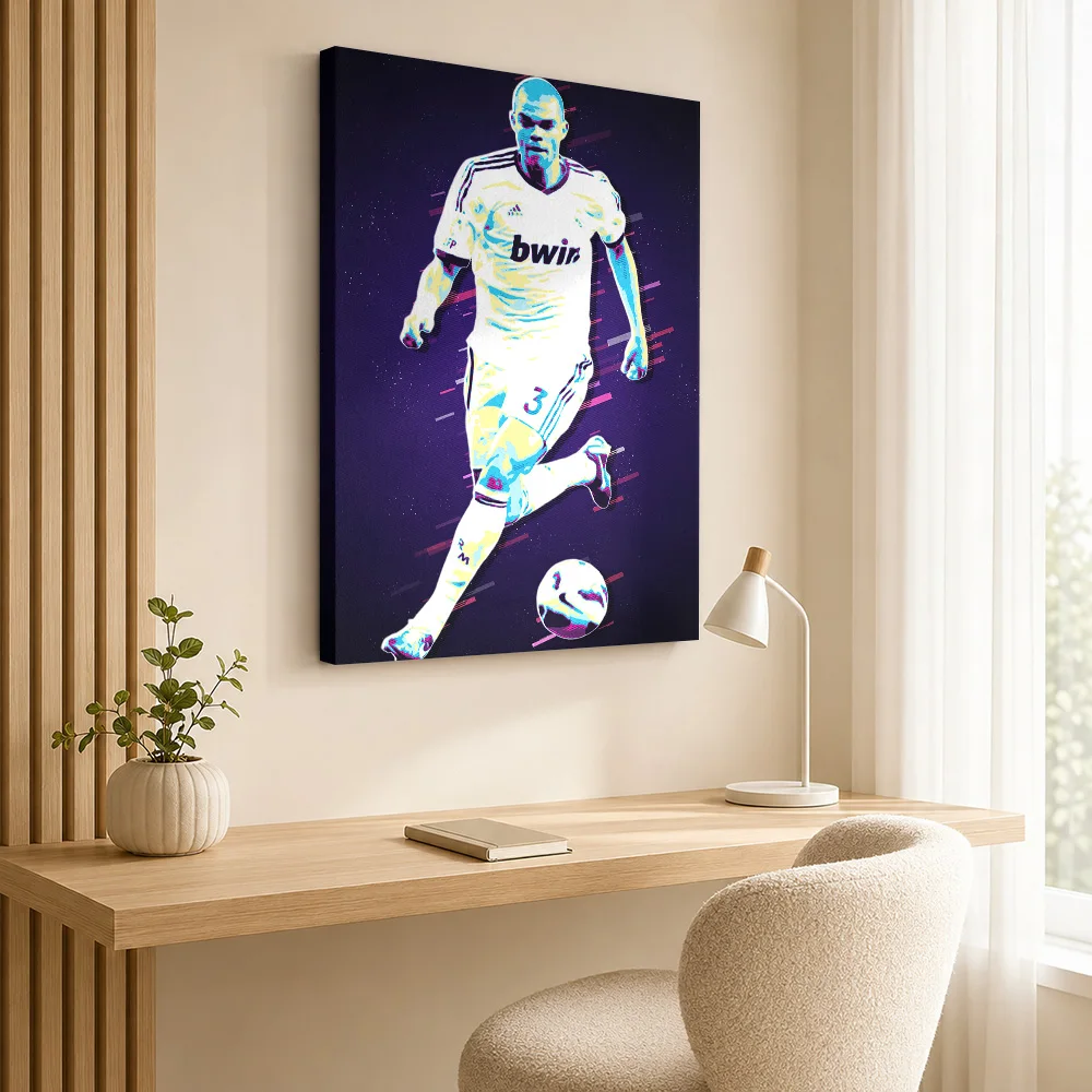 Julian Alvares Celebration Canvas Print Poster Dynamic Style Canvas Wall Art With Personalized Photo For Home Gym Ideal Fan Gift