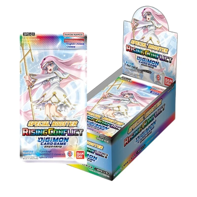 

Bandai Digimon Card Spc-01 Rising Conflict Reprint Box Упрощенная китайская версия аниме-фигурки Dtcg Коллекционные карты Детские игрушки