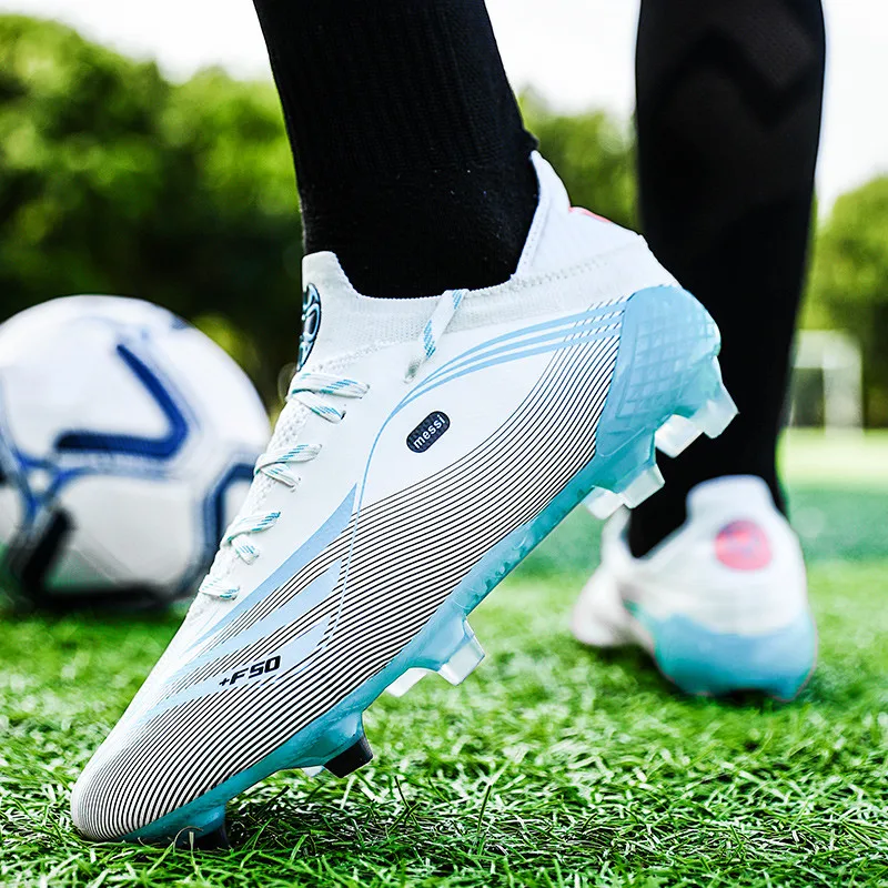 2050 High Quality Mens Soccer Shoes Non-Slip Turf Soccer Cleats for Kids TF/FG Training Football Boots Chuteira Campo 38-44