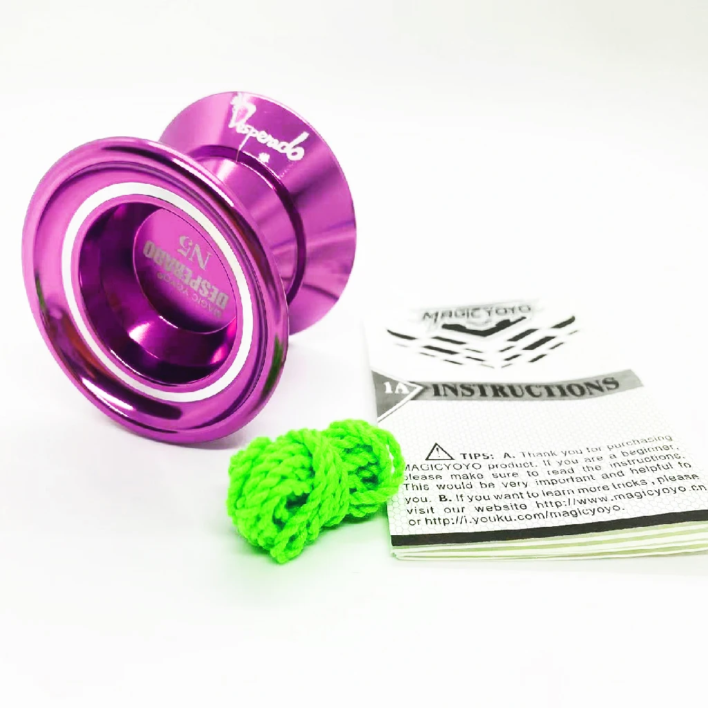 MAGICYOYO N5 DESPERADO Aluminum Alloy Metal Yoyo Unresponsive Yoyo KK Concave Bearing With String Rope