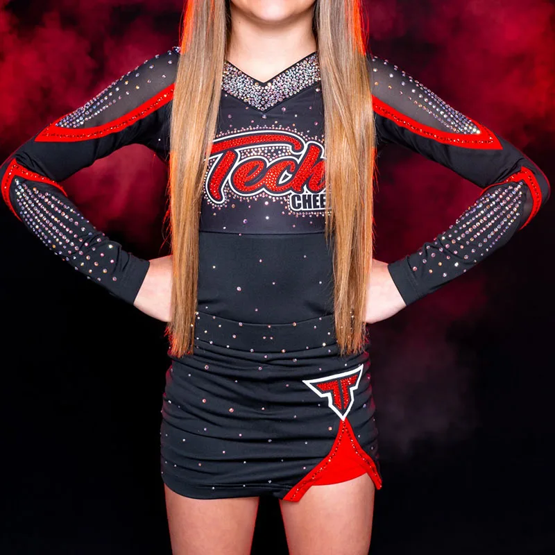 

Hairy Leopard Print Cheerleading Uniform for Holiday Role-playing Costumes