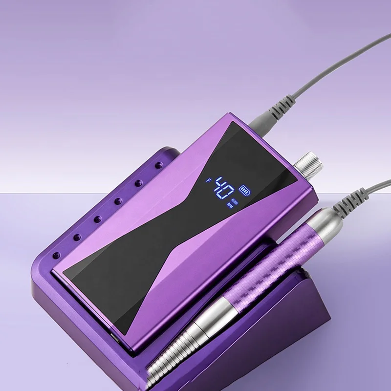 Portable Professional Salon 40000 Rpm Electric Nail Drill Machine Salon Manicure Polishing Nail Art Tool Set