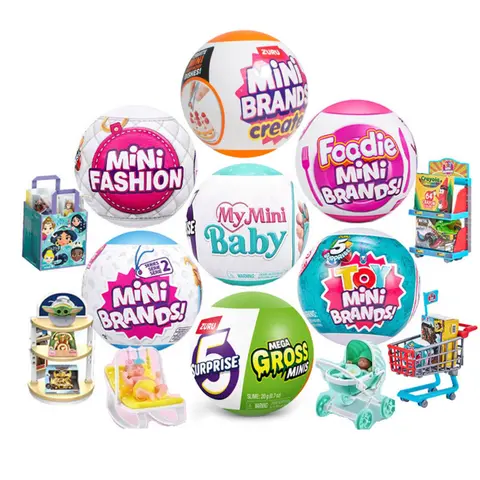 zuru 5 giocattoli a sorpresa le mie mini marche di giocattoli Scatole cieche giocattolo in miniatura Cucina Serie di moda palla per bambini Sorpresa per bambini t
