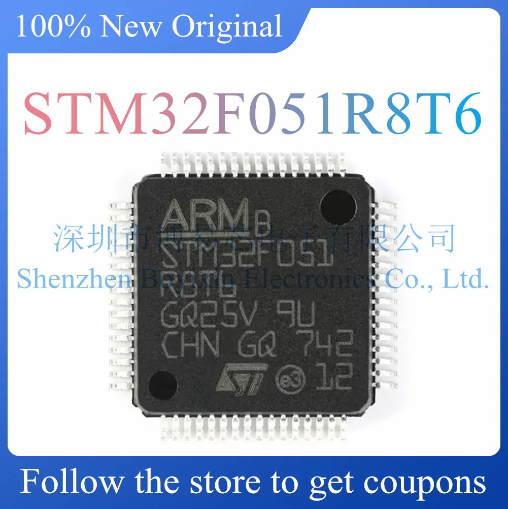 

NEW STM32F051R8T6.Original Product.Package LQFP-64