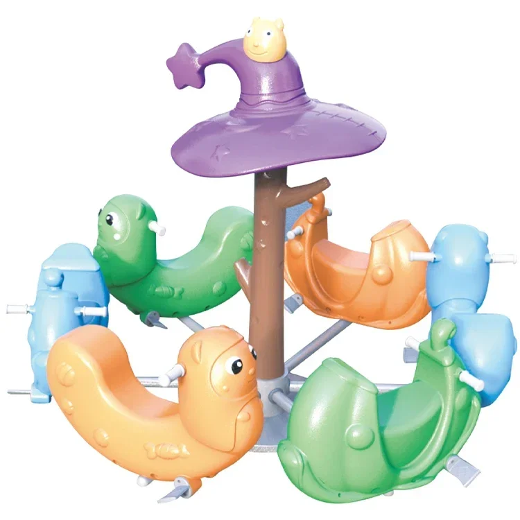 Hot Sale Kiddie Small Carousel Horses Mary Go Round Entertainment Indoor Playground Carousel for Children