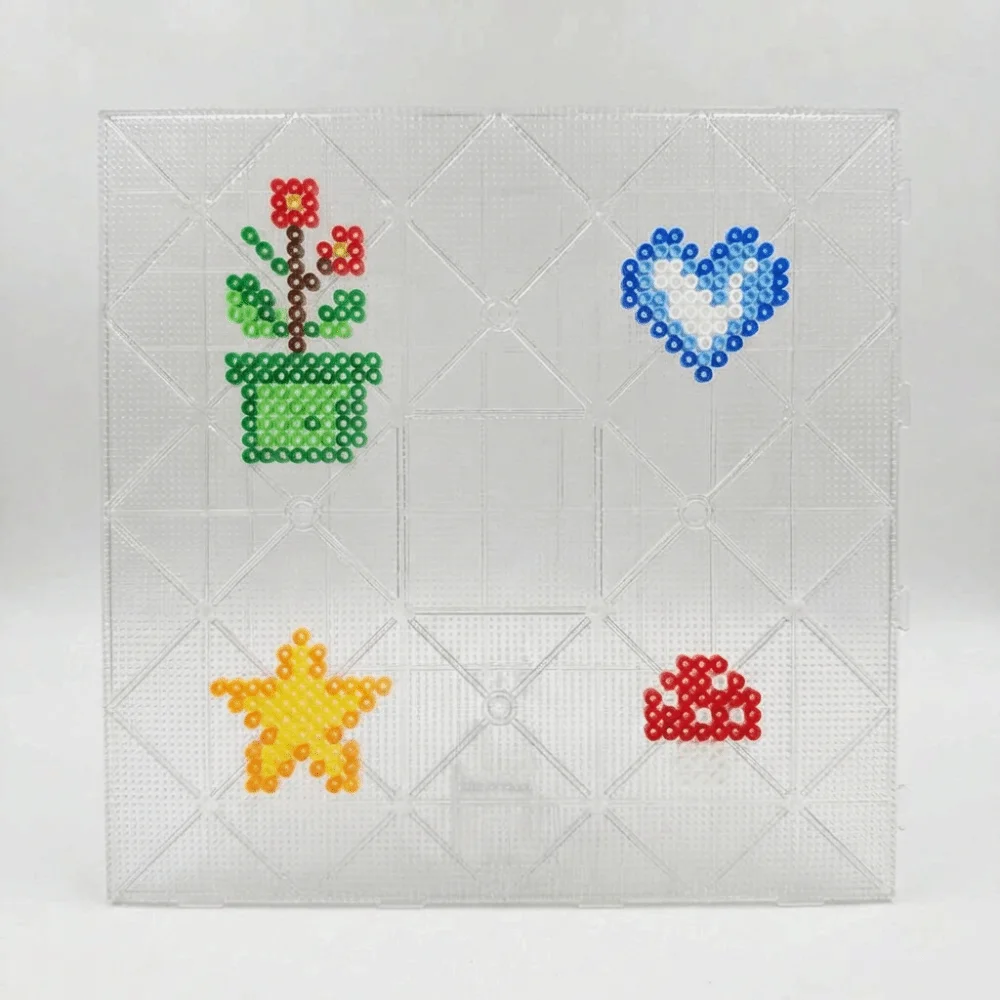 

Квадратные креативные доски для бисера 104x104 пина, 2,6 мм, для Fuse Beads, Perler Beads, Hama Beads, DIY наборы для рукоделия, материалы для бисероплетения