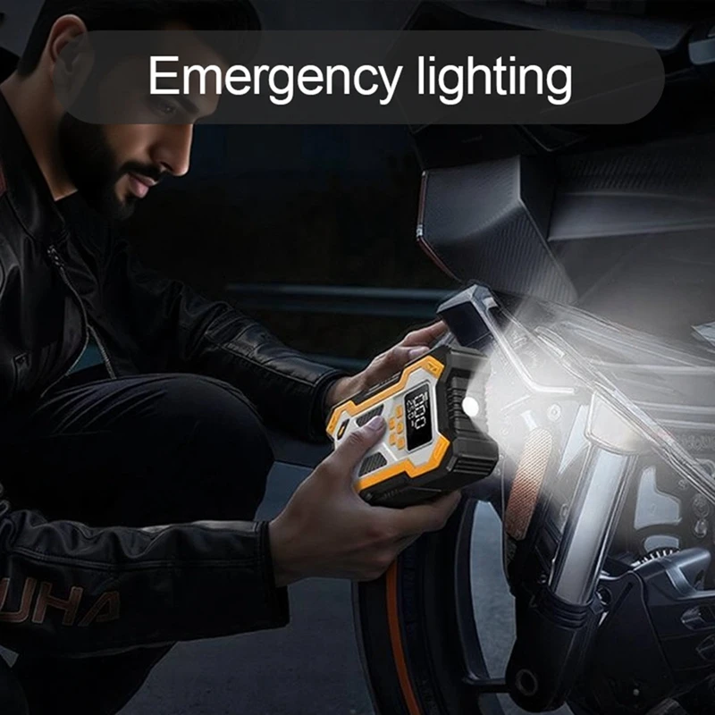 Super Sale Car Jump Starter with Air Compressor 10000mAh Air Compressor LCD Screen Portable Booster
