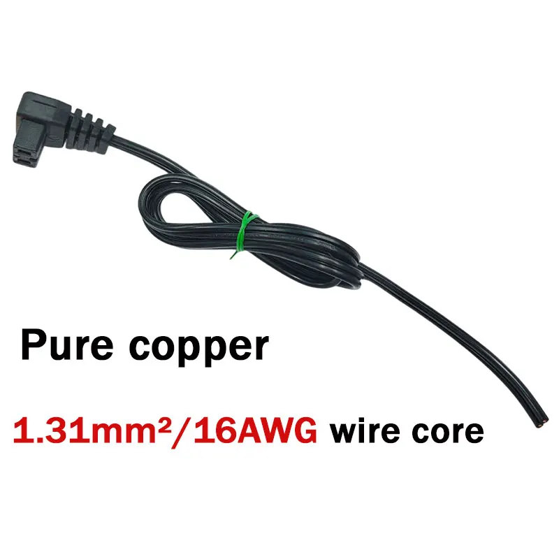 16AWG Car Compressor Refrigerator Special Plug Wire Pure Copper 12V 24V Car Refrigerator Power Cord Accessories Plug Universal