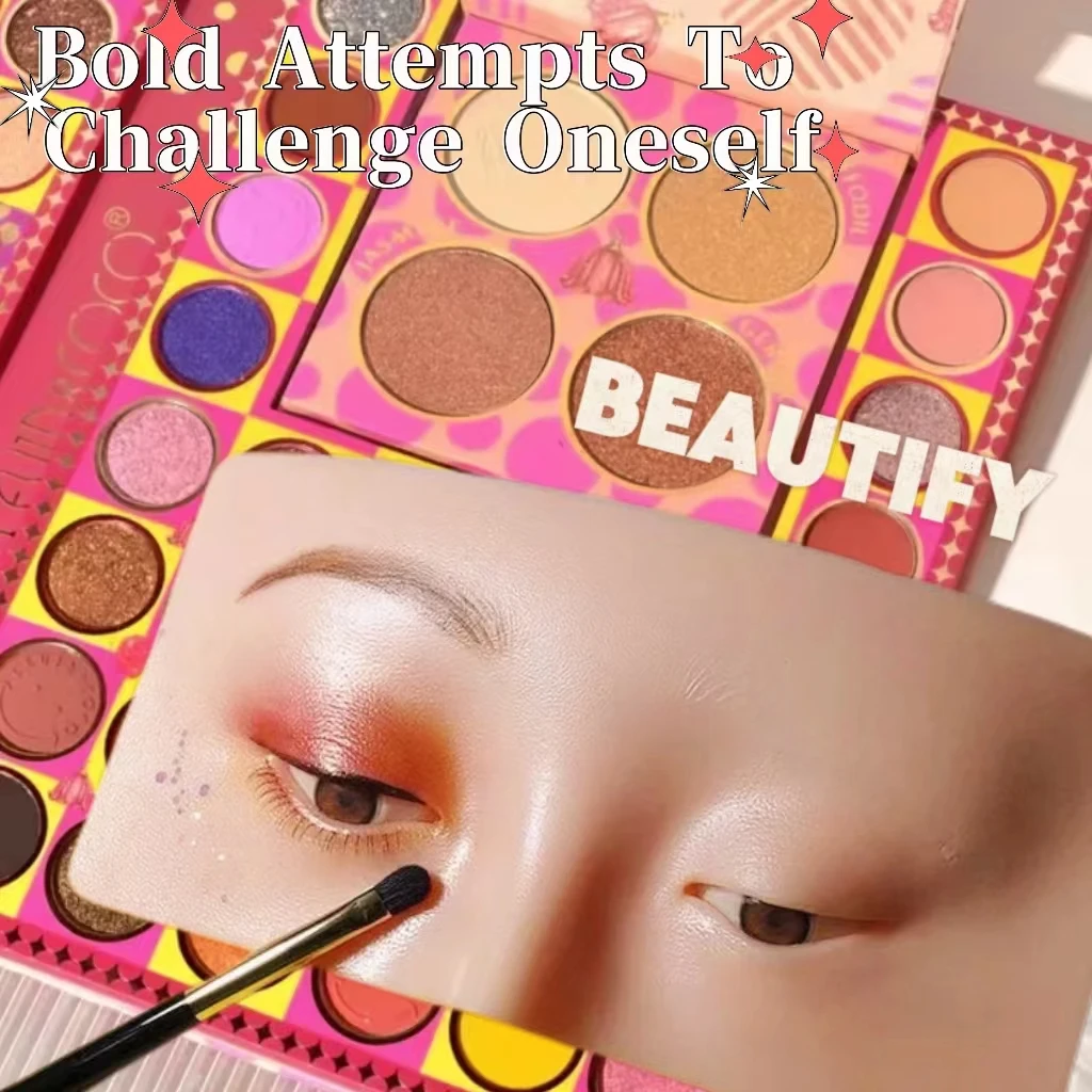 1pcs Reusable 5D Cosmetic Makeup Practice Mask Board Pad Skin Eye Face Solution Makeup Mannequin Silicone for Training Supplies