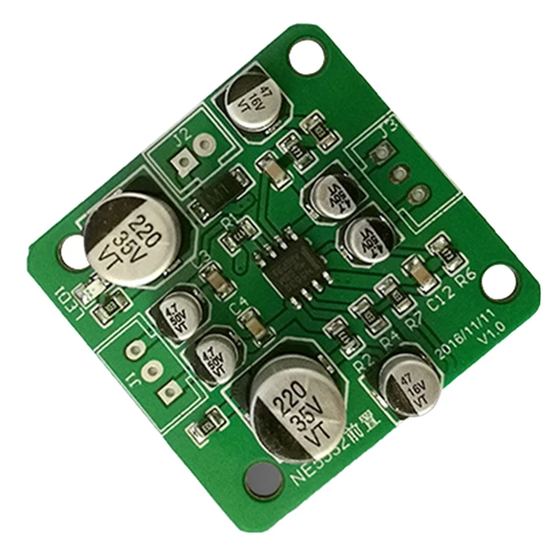 NE5532 OP-AMP Pre-Amplifier Tone Board Dual Channel Preamp Board Compatible with 4558 HIFI Amplifier Preamplifier 6-30V