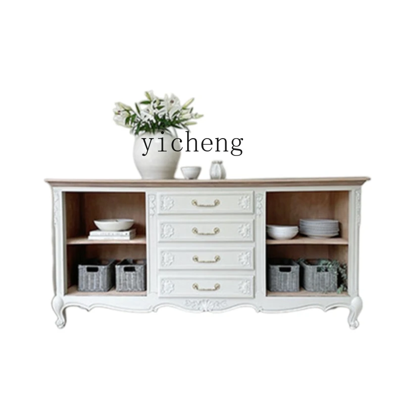 ZC Storage Sideboard Multi-Functional Home Storage Entrance Cabinet Living Room Wall Storage Cabinet