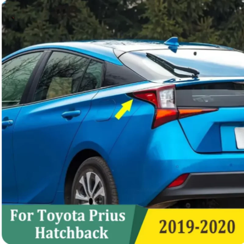 

For Toyota Prius 50 seris Hatchback 2019 ABS Chrome Rear Lights Cover Taillight Trim Sticker Styling Car Accessories