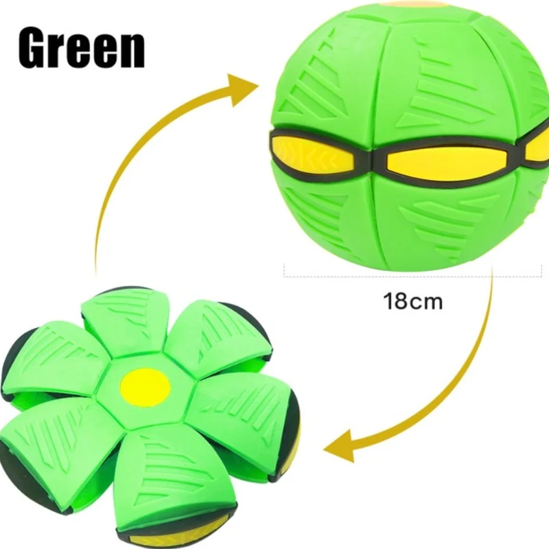 Flying UFO Flat Throw Disc Ball without LED Light, Toy for Kids, Outdoor Garden, Basketball Game