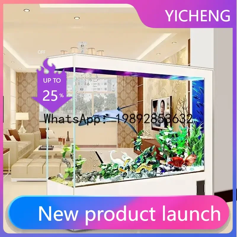 

Аквариум-ширма LYY для гостиной, спальни, прихожей, средний/большой, роскошный, квадратный