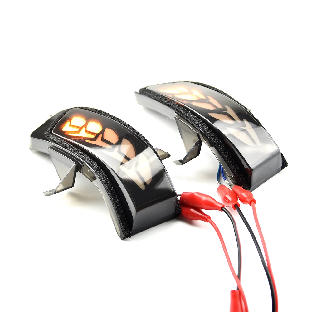 

2PCS For Honda N-Box 2012 2013 2014 2015 2016 2017 Accessories Dragon Style Dynamic Side Mirror Blinker Light