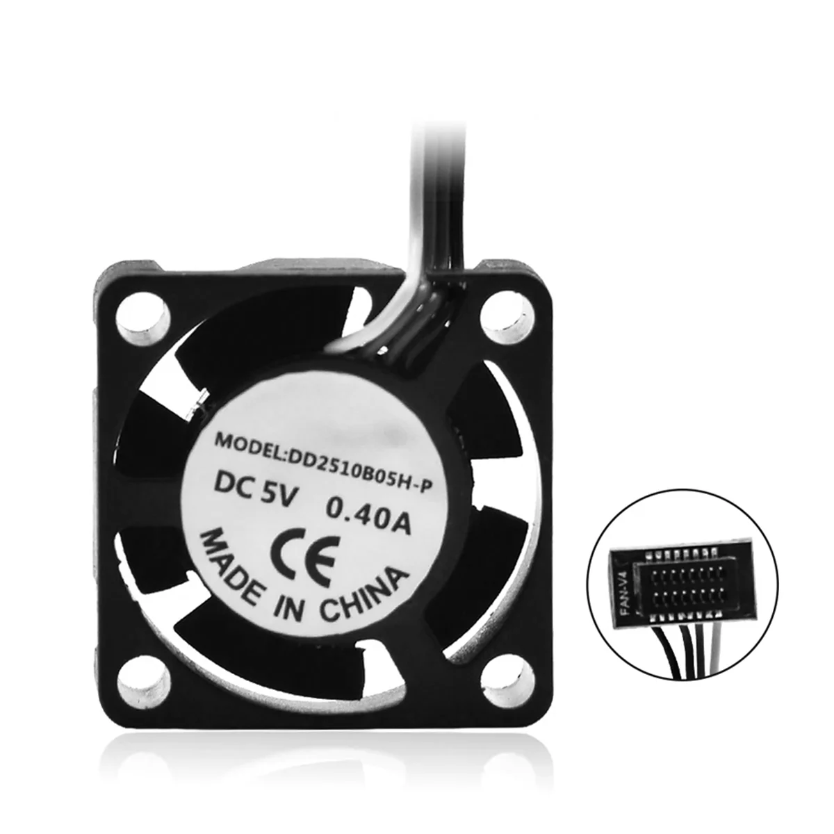 3D Printer Hot End Cooling Fan 18000 Rpm 2510 Axial Fan 5V 3D Printer Accessories 15000 Rpm for P1P