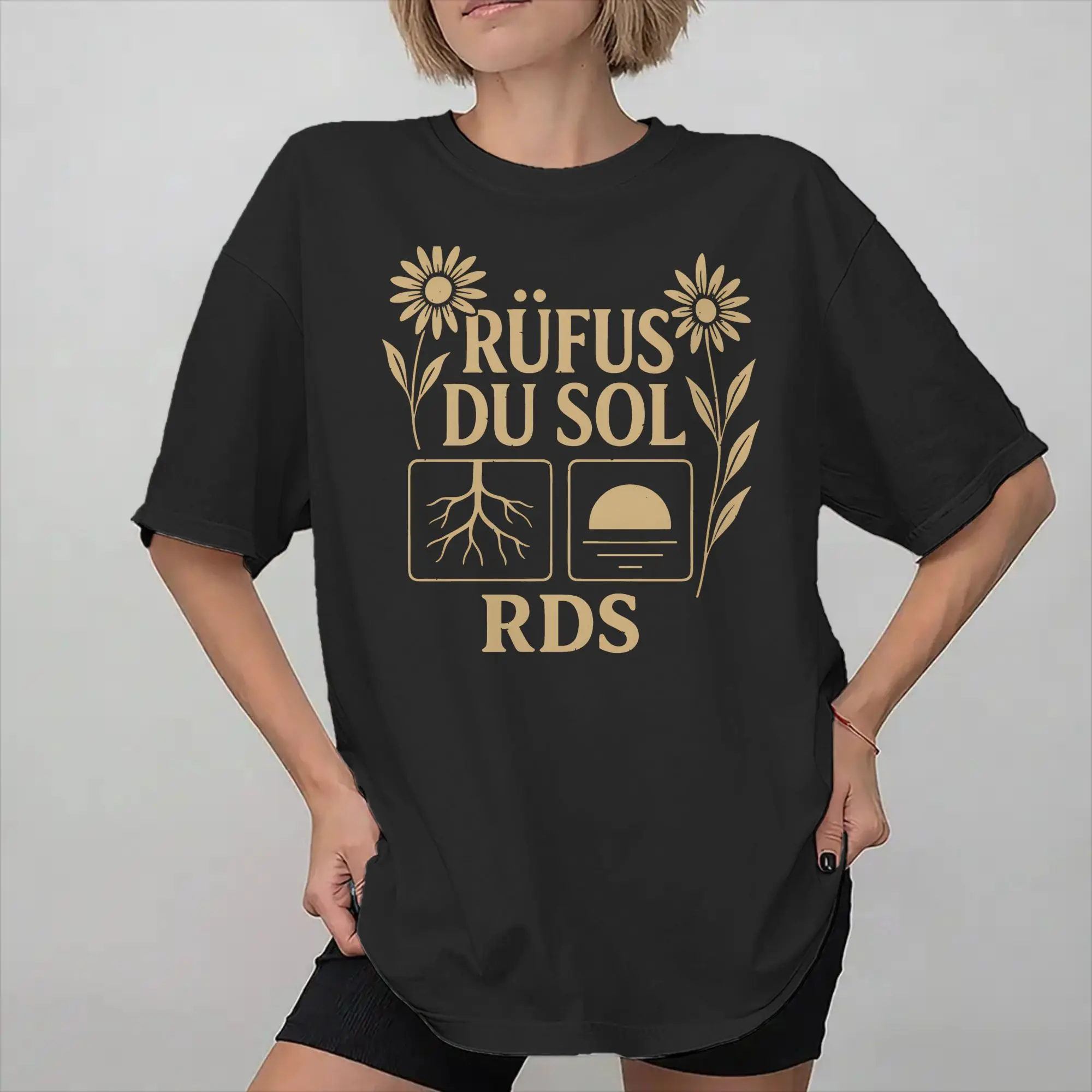 Men Women Graphic Printed Rufus Du Sol 2026 Concert  Tee T Shirt Pure Cotton  T-shirts Clothing