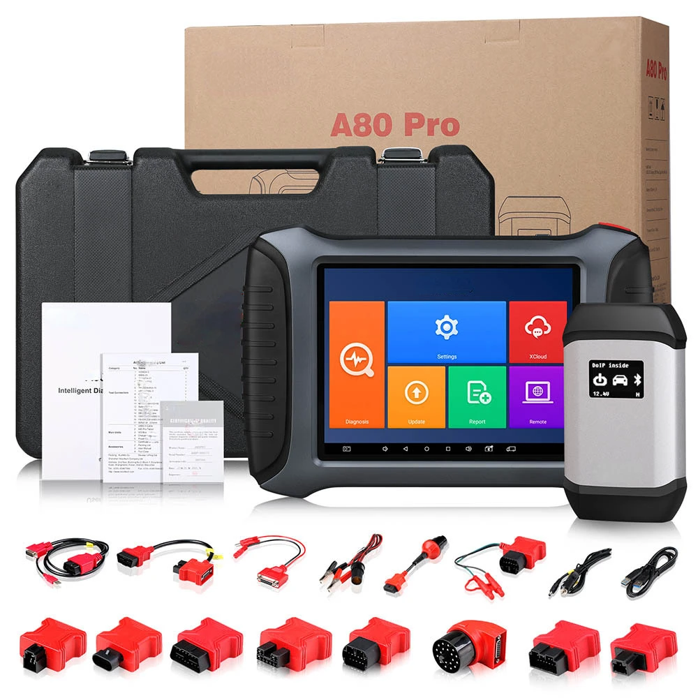 A80 Pro /H6 Pro Automotive Diagnostic tool with ECU programming online for free updates