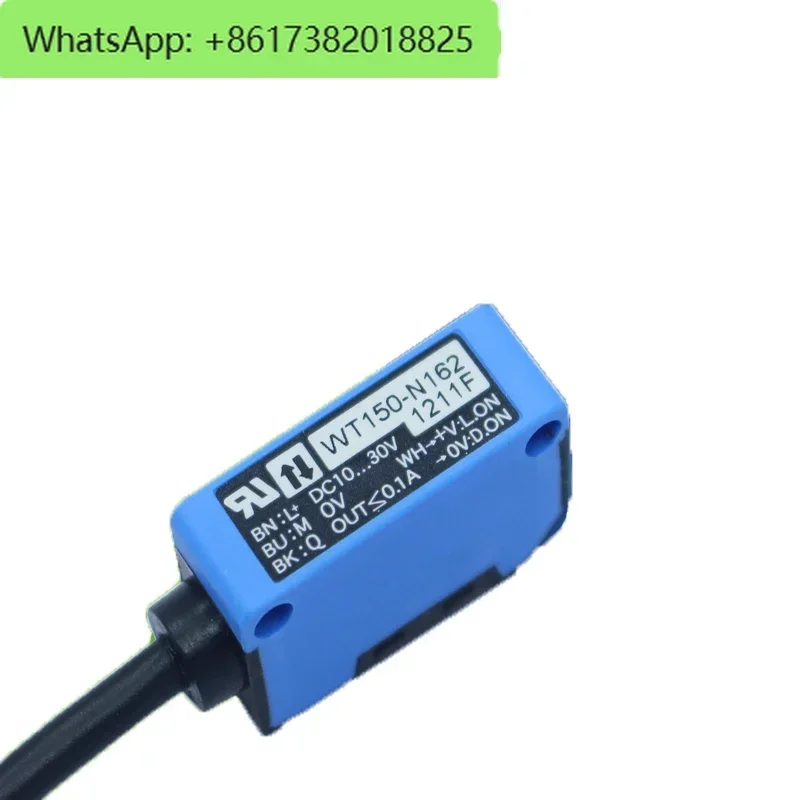 WT150-N162 Miniature photoelectric sensor Switch distance 2-100mm Switch type light/dark switch brand new