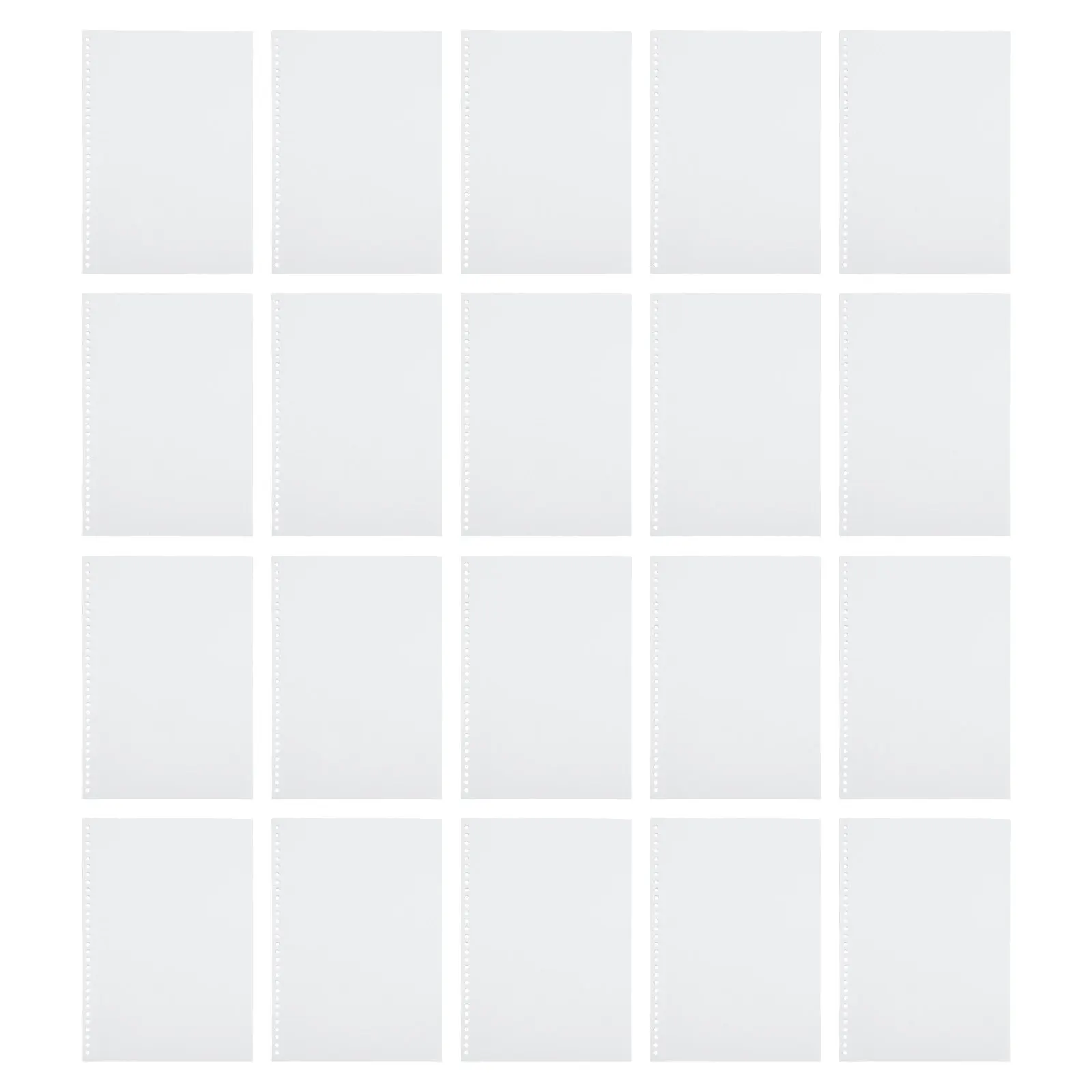 200sheets-a4-reusable-sticker-release-paper-pages-thick-loose-leaf-filler-paper-for-binder-albums-sticker-storage-organizer