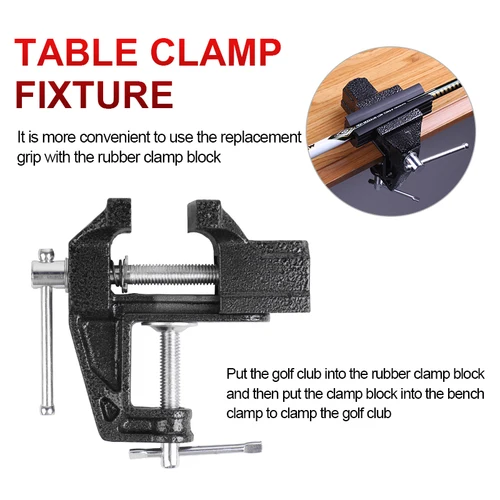 Imagen 2 del producto Kit de herramientas de repuesto para agarre de golf, adecuado para todo tipo de palos, juego de instalación y extracción de agarre, accesorio genuino de siete piezas