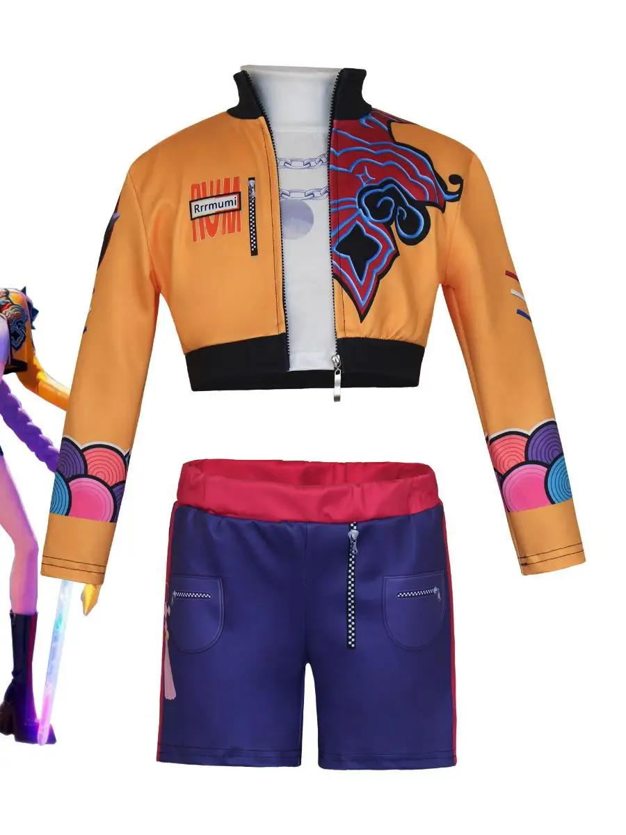 زي تنكري جديد لهالوين، زي فرقة فتيات K هنتر ويتش، زي أنيمي ميرا زويلو رومي، مصنوع من البوليستر، أزياء نسائية عصرية