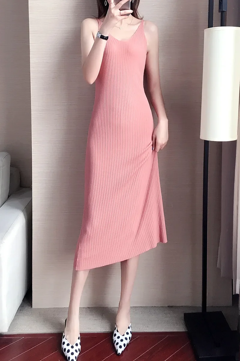 Temperament Commuter Nylon/nylon High Waist Dress OL Commuter One-piece Dress Bodycon in Spring 2023 for Women فساتين ٢٠٢٢