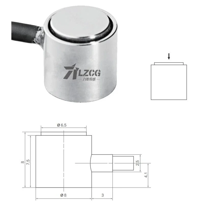 

NEW Miniature Button Force Compression Load Cell Test 5/10/20/30/50kg