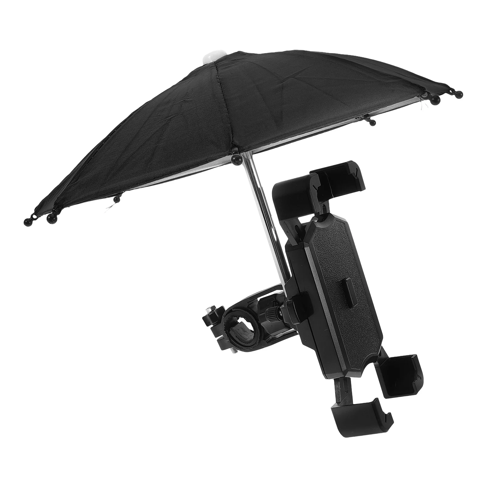 1Set Universal Phone Holder Shockproof Adjustable Bike Mount Phone Holder Umbrella Sun Rain Protection for Motorcycle Electric
