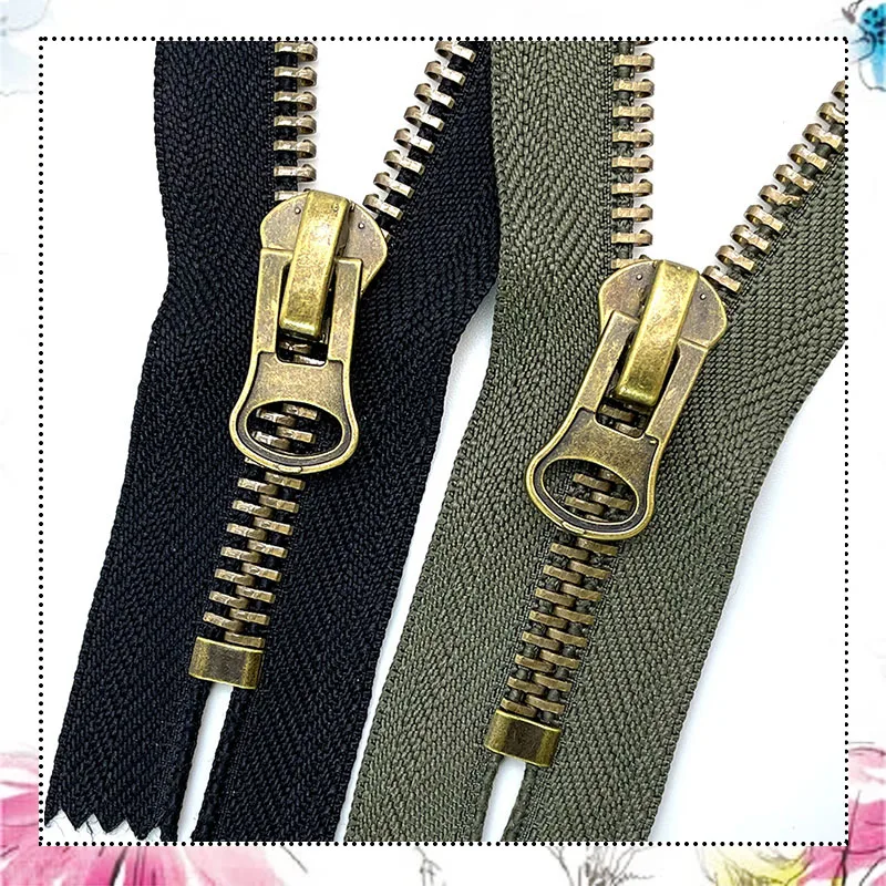 

10Pcs 12/15/18/20/25cm 8# Metal Zippers Close-end Zipper for Jacket Pocket Bag DIY Garment Repair Sewing Accessories