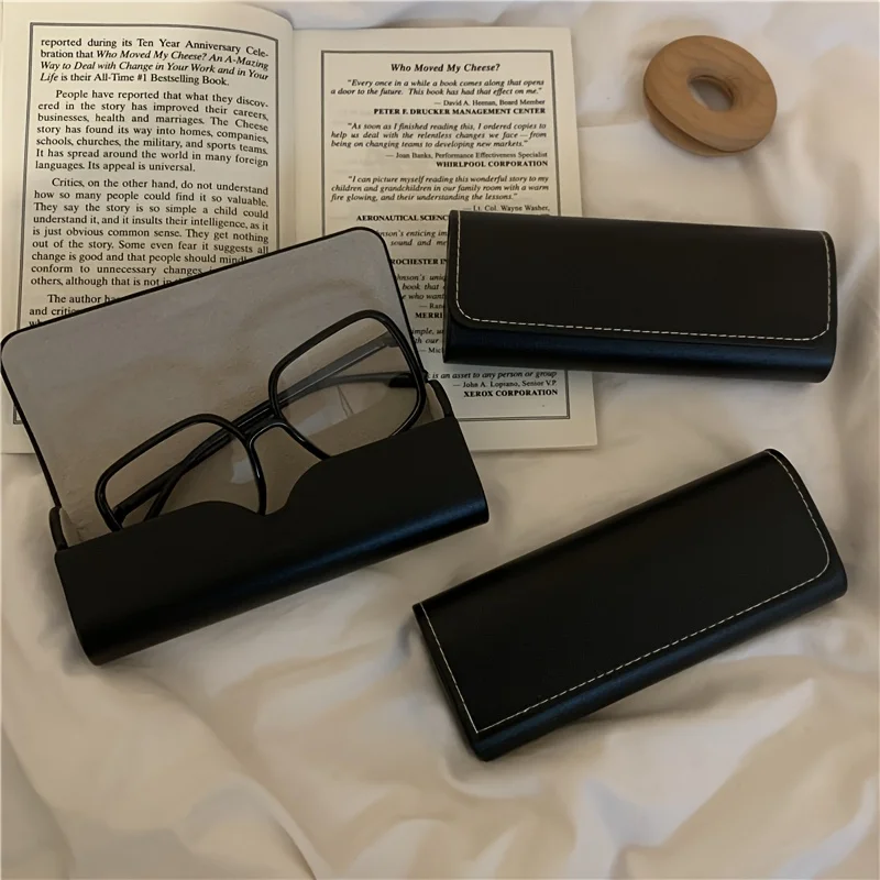 قطعة واحدة من حافظة النظارات البسيطة العتيقة - حامل نظارات محمول خفيف الوزن للرجال والنساء، مثالي للسفر والاستخدام اليومي