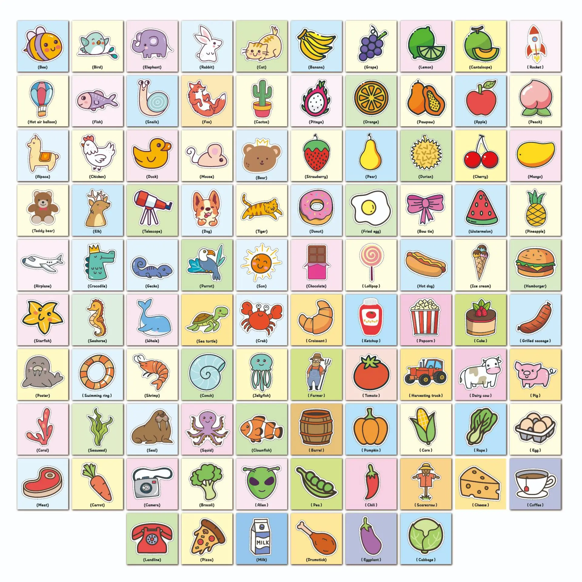 Zestaw do wycinania papieru dla dzieci Zabawne kolorowe kreskówki DIY Ręcznie robione materiały Przedszkole Wczesna edukacja Ręcznie robione zabawki do wycinania papieru