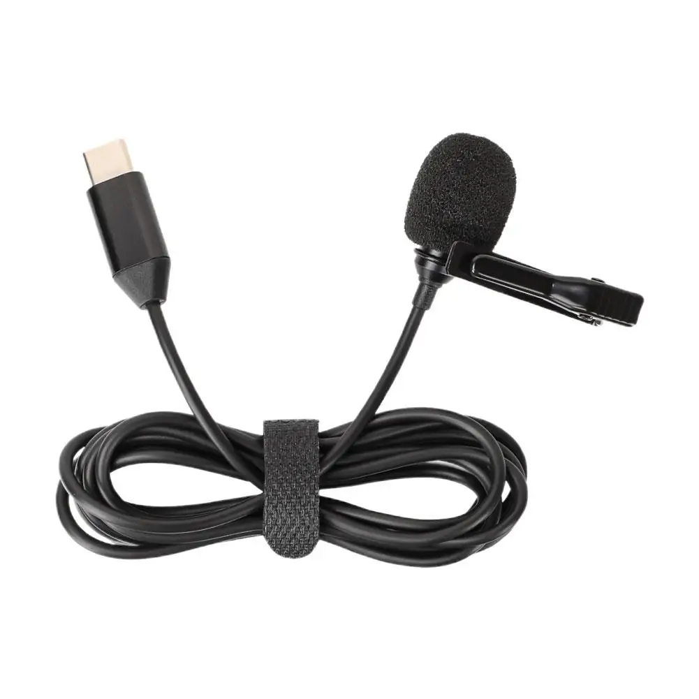 For Insta360 X4 Lavalier Microphone Sports Camera Recording Microphone For Insta 360 X4 Type-C Accessory Line1.5 Meters