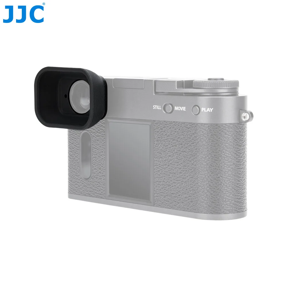 فنجان عين مطاطي طويل ناعم من JJC لـ Fuji Fujifilm X Half Fuji X نصف كاميرا كوب عين ممتد ملحقات عدسة الكاميرا الموسعة