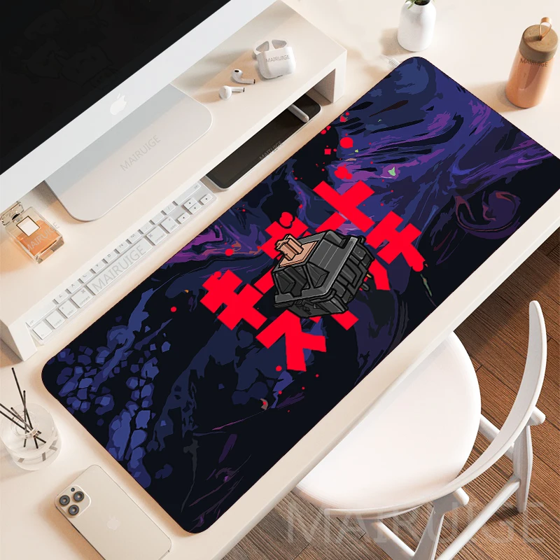 

Cartoon Sushi MousePad Art Large Mousepads Japanese Style Gaming Accessories DeskMat XXL Play Mats Rug Gamer Keyboard Mouse Pad