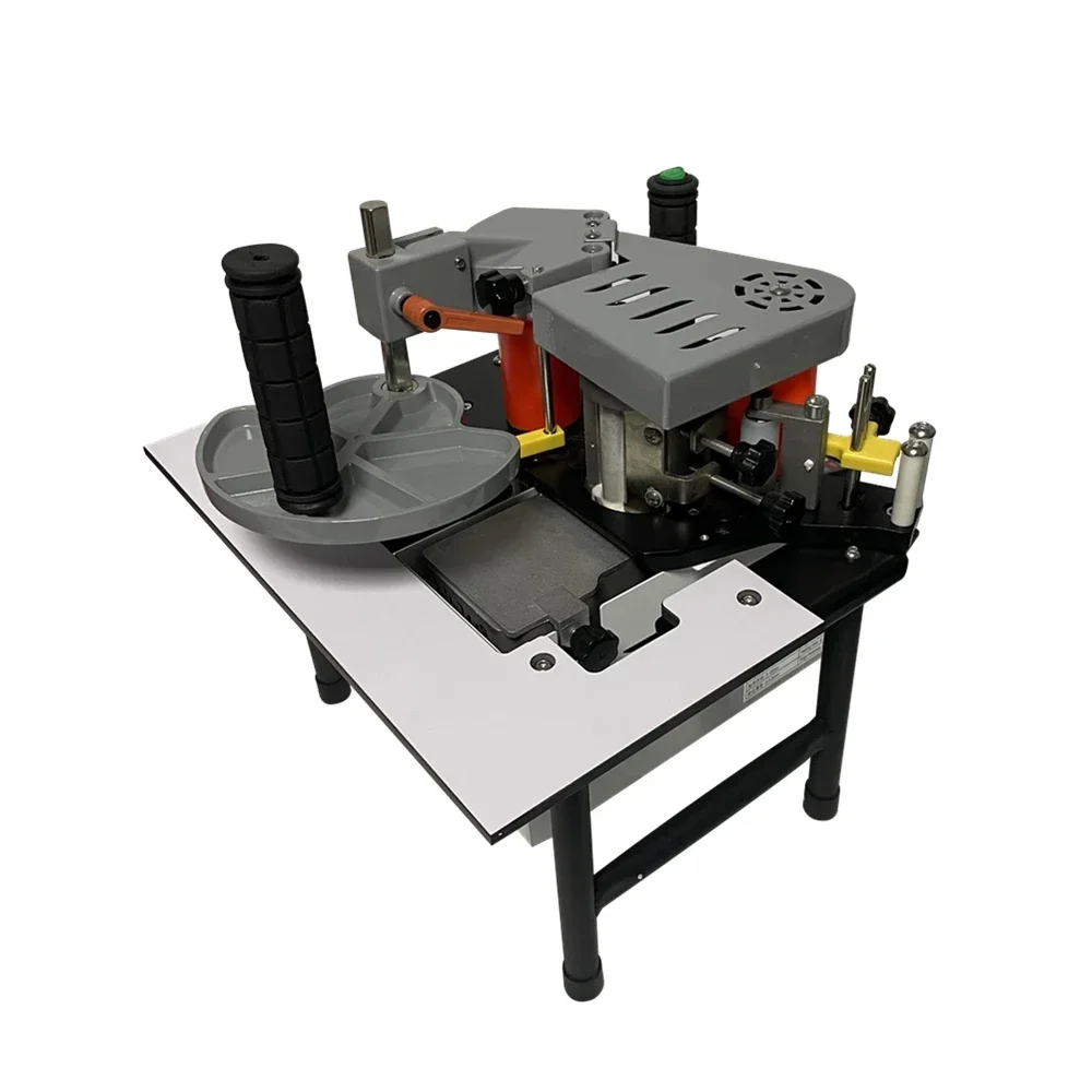 Portable Woodworking Edge Banding Machine PVC Double Sides Gluing Edge Bander  Intelligent Temperature Control 220V 1200W