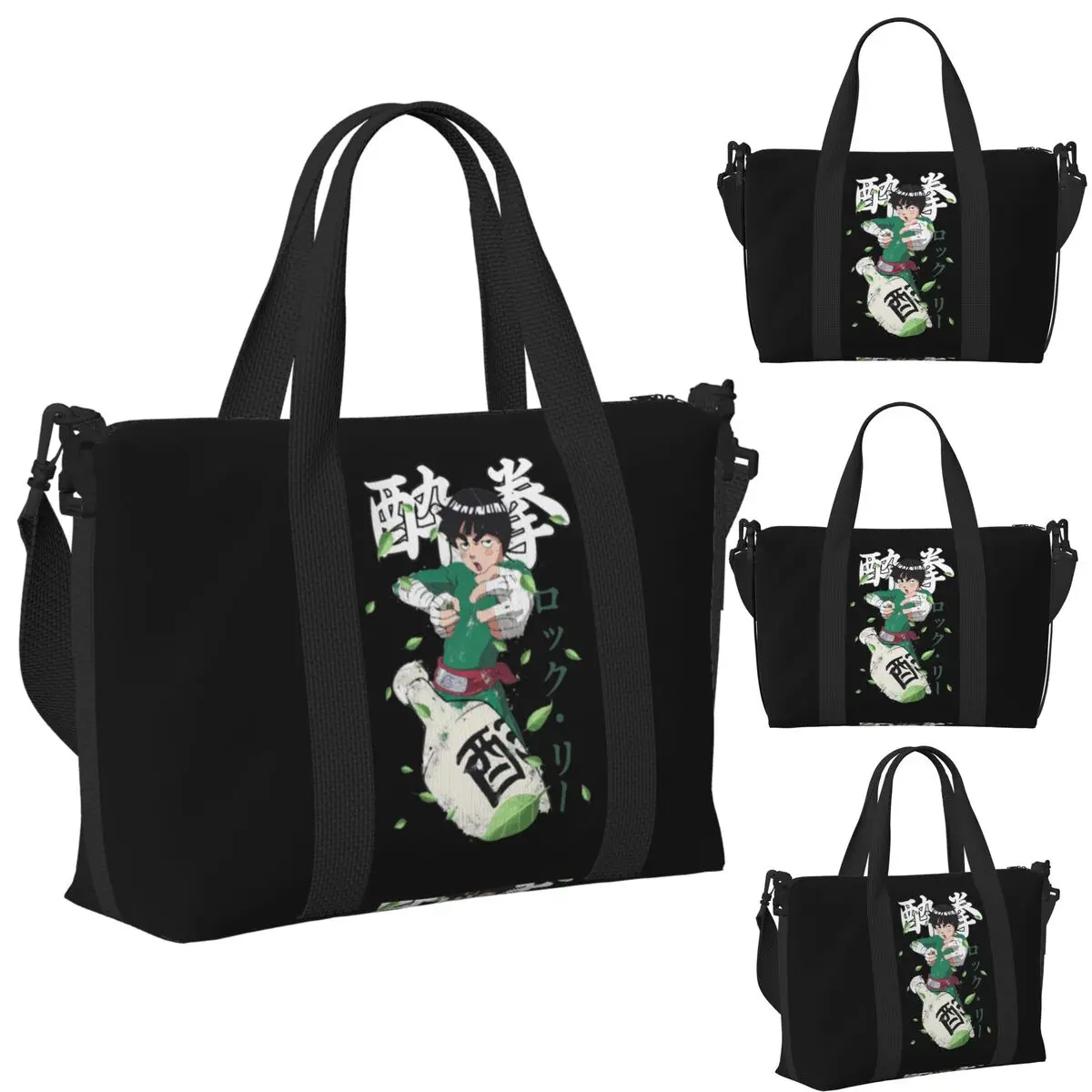 

Rock L-Lee-S Beach Travel Bag Large Capacity Tote Bags for Gym Sport Women Shopping Duffle Shoulder Bag