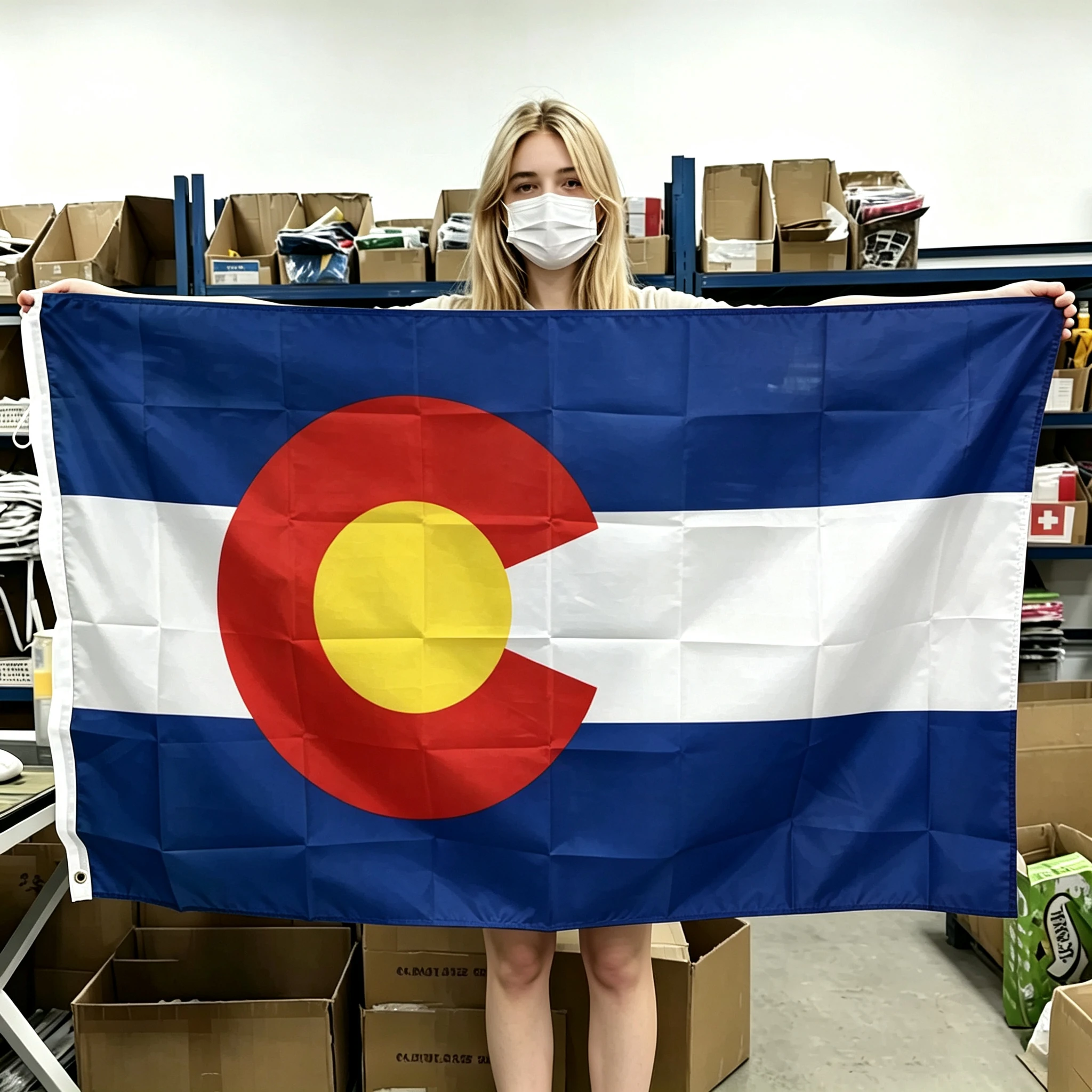 60x90cm 90x150cm 120x180cm Us Usa State Colorado Flag Tapestry Polyester Banner With Brass Grommets For Wall Decor