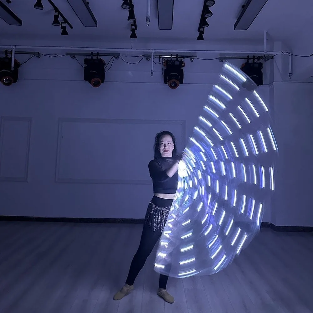 

Светодиодные флаги для поклонения 180*90 см, полукруглые, со светодиодной подсветкой, для выступлений, светящиеся аксессуары для танца живота, для свадеб и вечеринок