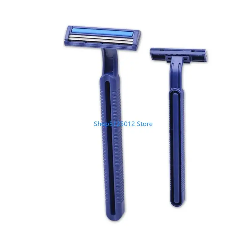 G8TC 10 Pcs Stainless for Razor Disposable Stainless Steel Hospitality Quality Shavers High End Twin Blade Razors for
