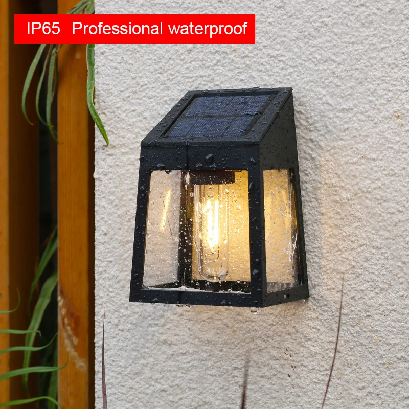 Solar Wall Light Outdoor Water - Outdoor Lighting On Fence ulasan dan harga