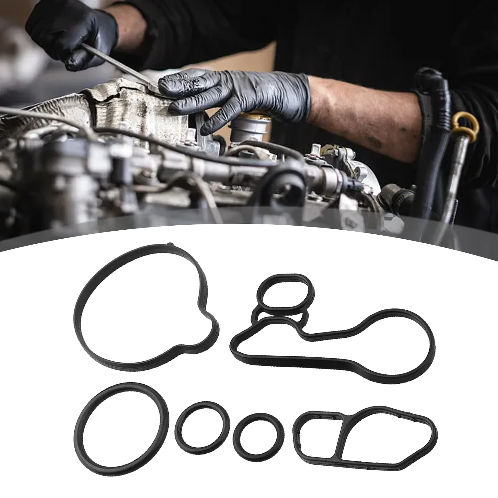 The Oil Cooler Seals Gasket Is Easy To Install And Does Not Require Any Special Tools Or Professional Assistance. With Its