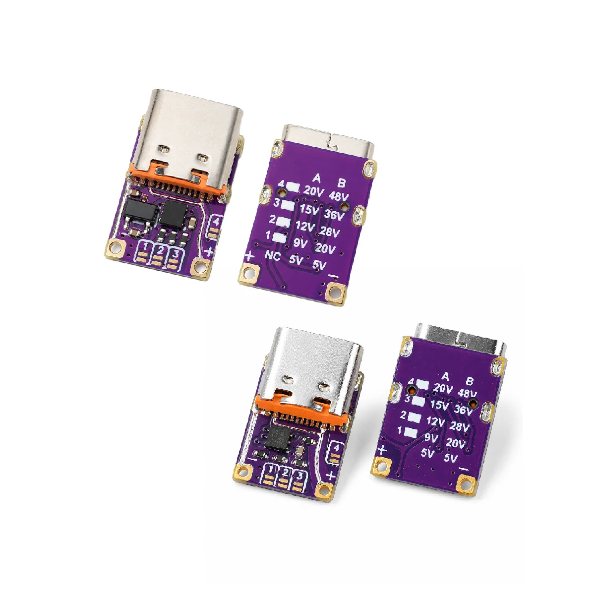 Модуль-быстрой-зарядки-type-c-pd30-pd31-qc30-с-триггером-напряжения-dc-5v-9v-12v-15v-20v-28v-36v-48v-преобразователь-pd-в-dc-для-быстрой-зарядки