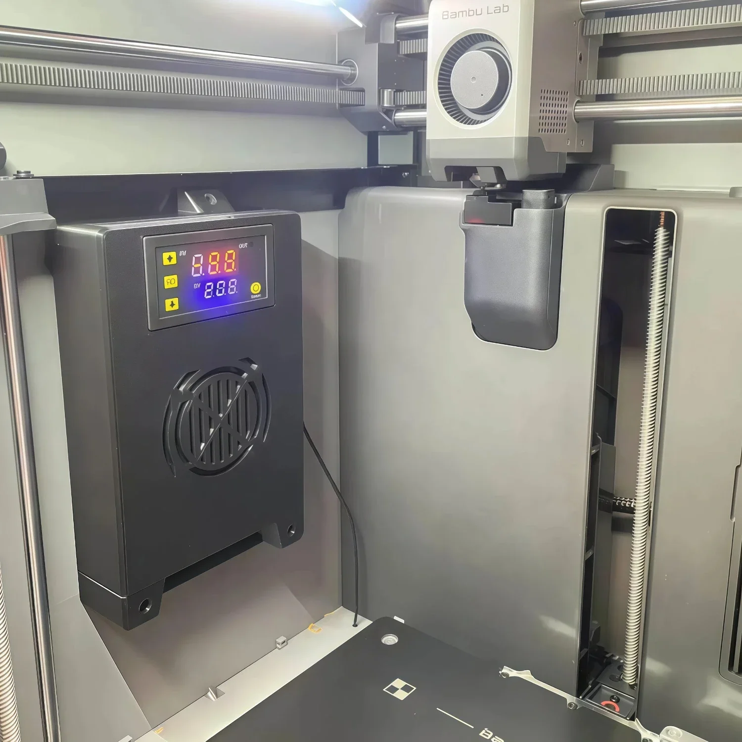 Chamber Heater for Bambu P2S Heater for Bambu Riscaldatore for Bambu Lab P2 Series Accessories 3D Printer Chamber Heater Upgrade